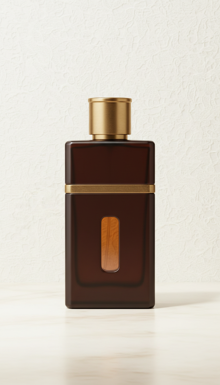 Niche Fragrance Bottle With Amber Accord