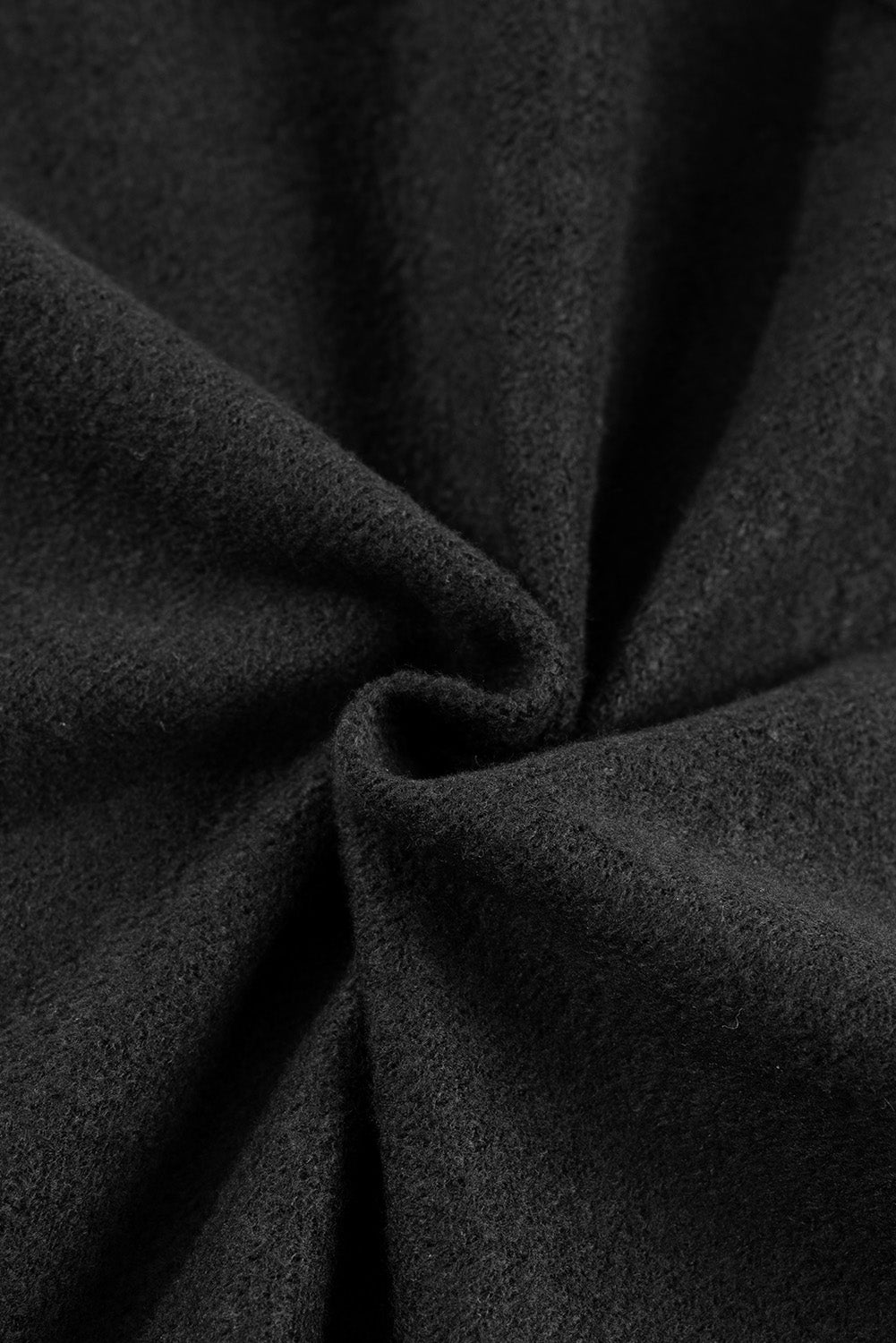 Sweat-shirt marron zippé à col montant et manches avec trou pour les pouces