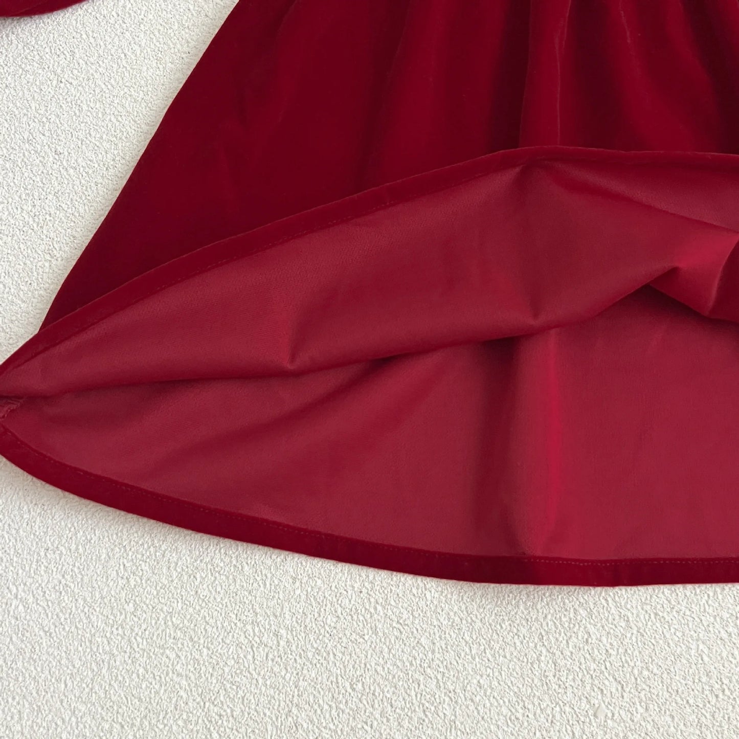 Long Sleeve Sweet Solid Color Christmas Outfit