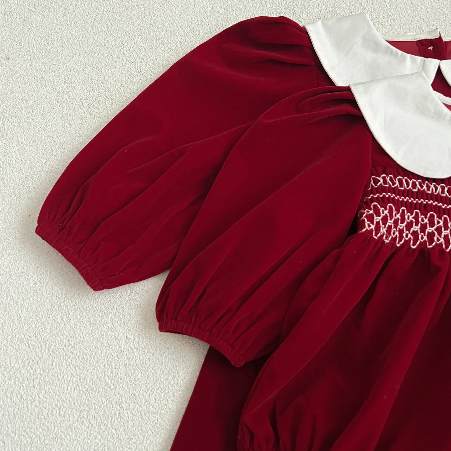 Long Sleeve Sweet Solid Color Christmas Outfit