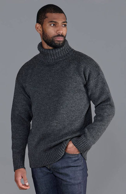 The Modern Submariner - Roll Neck Merino Wool Jumper