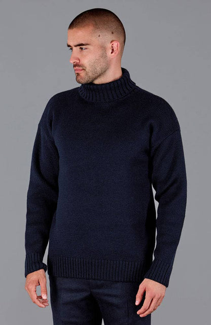 The Modern Submariner - Roll Neck Merino Wool Jumper