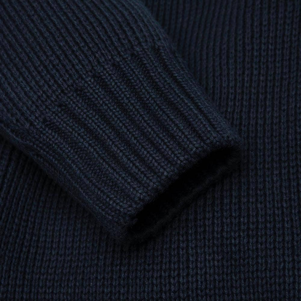 Mens 100% Cotton Submariner Roll Neck Jumper