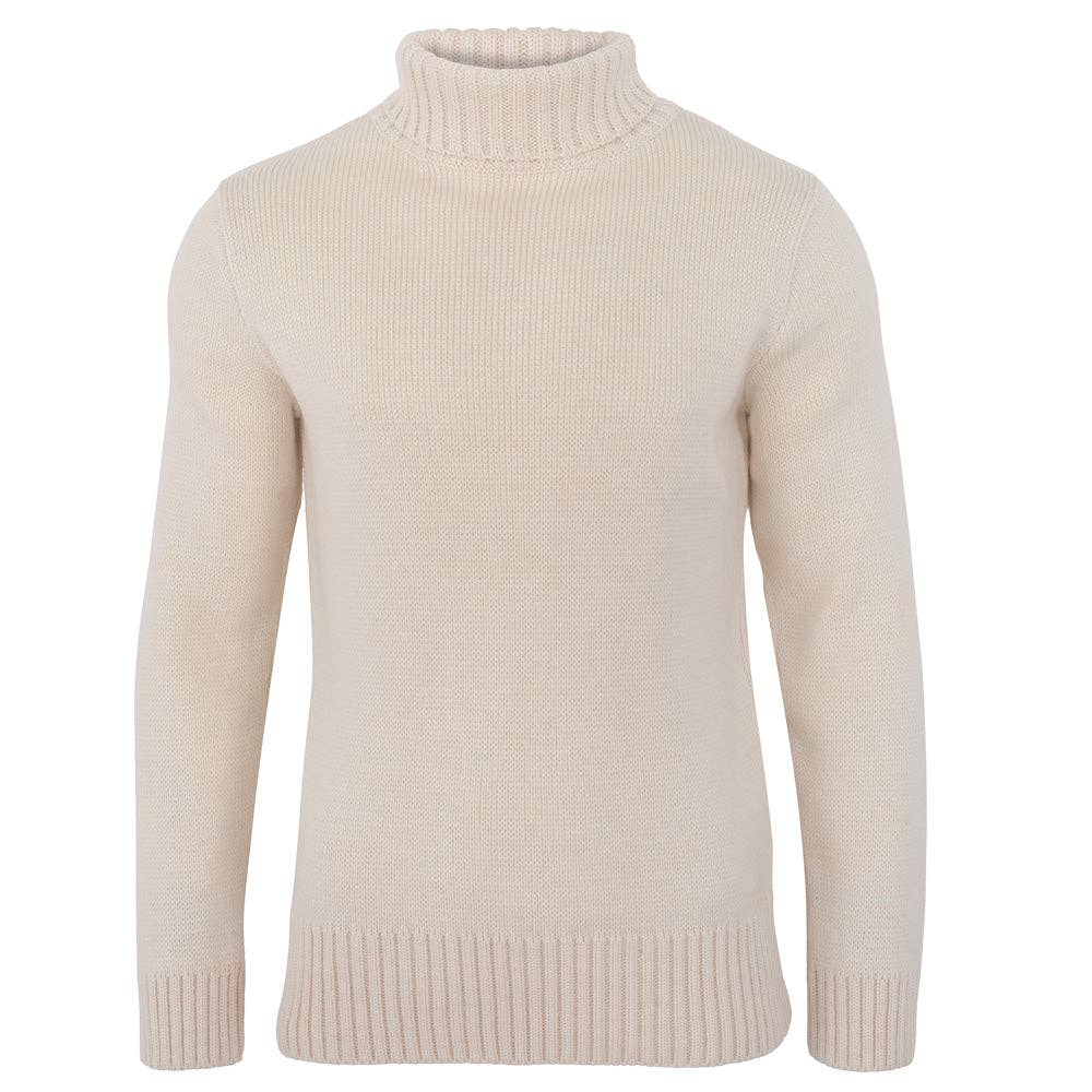 The Fitted Submariner - Roll Neck Merino Wool Jumper