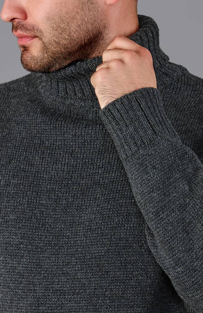 The Fitted Submariner - Roll Neck Merino Wool Jumper