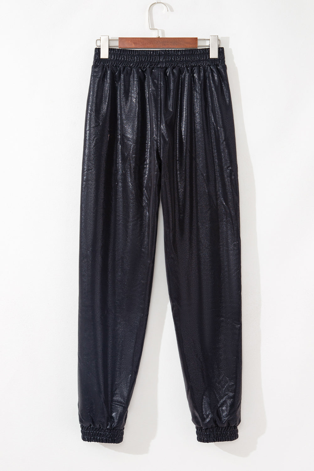 Pantalon de jogging noir avec poches et taille élastique