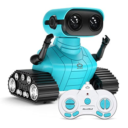 ALLCELE Robot Toys, Rechargeable Kids RC Robots for Girls & Boys