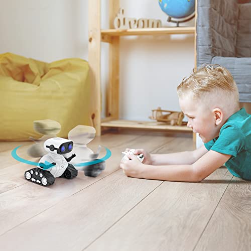 ALLCELE Robot Toys, Rechargeable Kids RC Robots for Girls & Boys