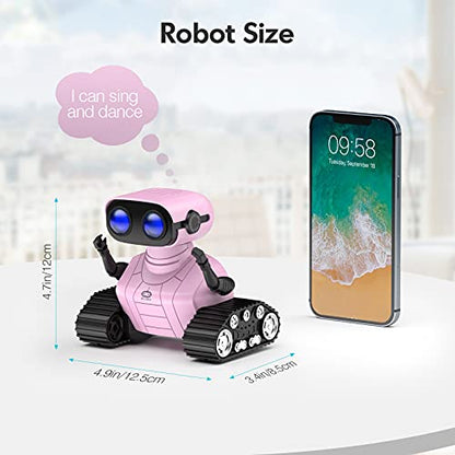 ALLCELE Robot Toys, Rechargeable Kids RC Robots for Girls & Boys