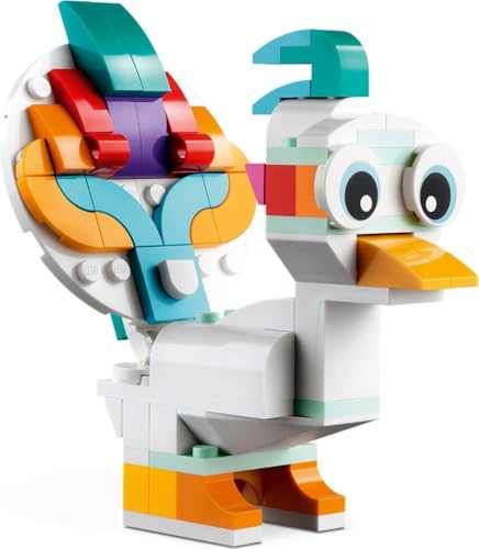 LEGO Creator 3 in 1 Magical Unicorn Toy to Seahorse to Peacock