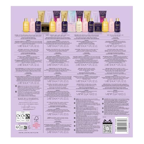 Baylis & Harding Jojoba, Vanilla & Almond Oil Ultimate Bathing Large Gift Set (Pack of 1) - Vegan Friendly