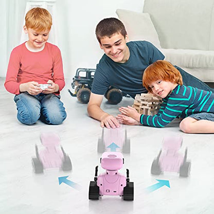 ALLCELE Robot Toys, Rechargeable Kids RC Robots for Girls & Boys