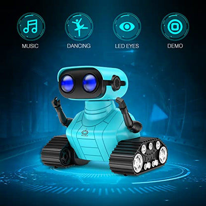 ALLCELE Robot Toys, Rechargeable Kids RC Robots for Girls & Boys