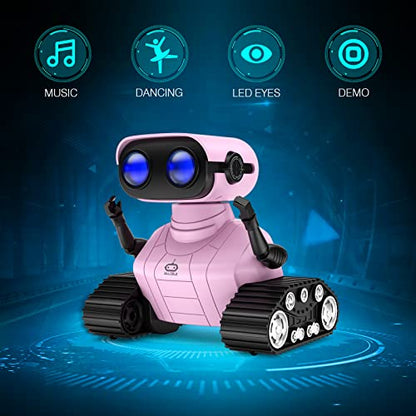 ALLCELE Robot Toys, Rechargeable Kids RC Robots for Girls & Boys