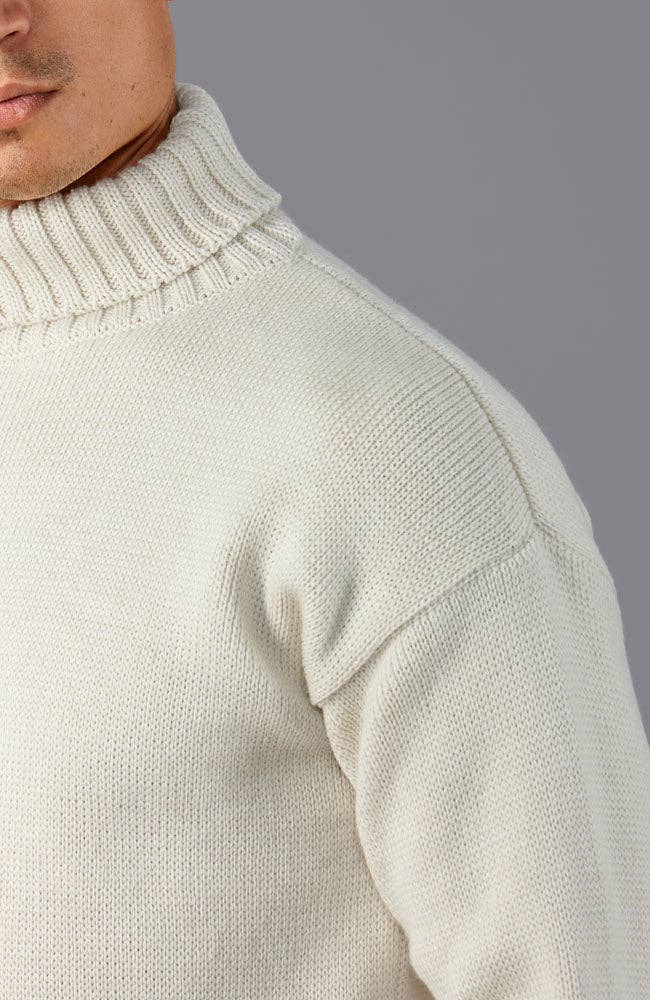 The Modern Submariner - Roll Neck Merino Wool Jumper