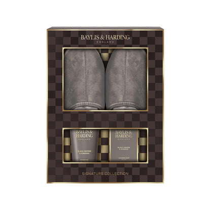 Baylis & Harding Black Pepper & Ginseng Men's Luxury Wash  Gift Set - Vegan Friendly (Pack of 1)