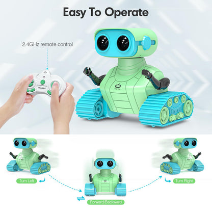 ALLCELE Robot Toys, Rechargeable Kids RC Robots for Girls & Boys