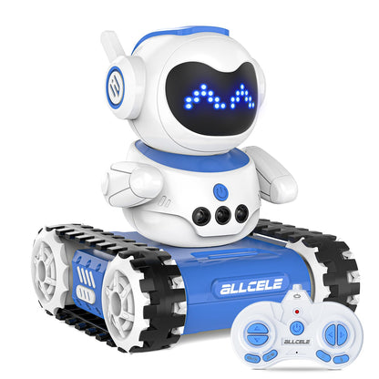 ALLCELE Robot Toys, Rechargeable Kids RC Robots for Girls & Boys