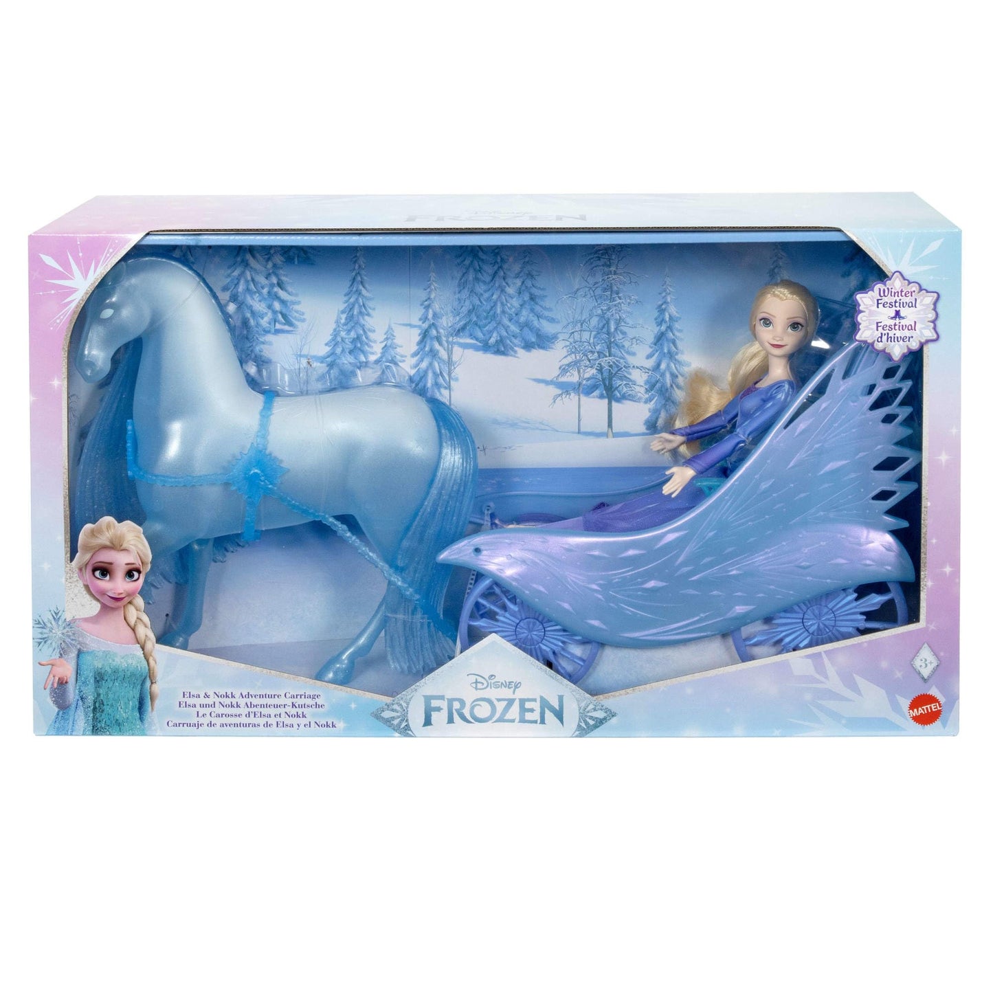 Disney Princess Elsa Posable Fashion Doll with Signature Clothing