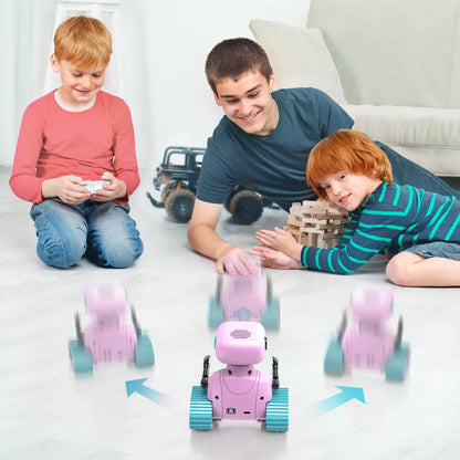 ALLCELE Robot Toys, Rechargeable Kids RC Robots for Girls & Boys