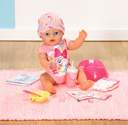 BABY born Soft Touch Girl 43cm With Magic Dummy