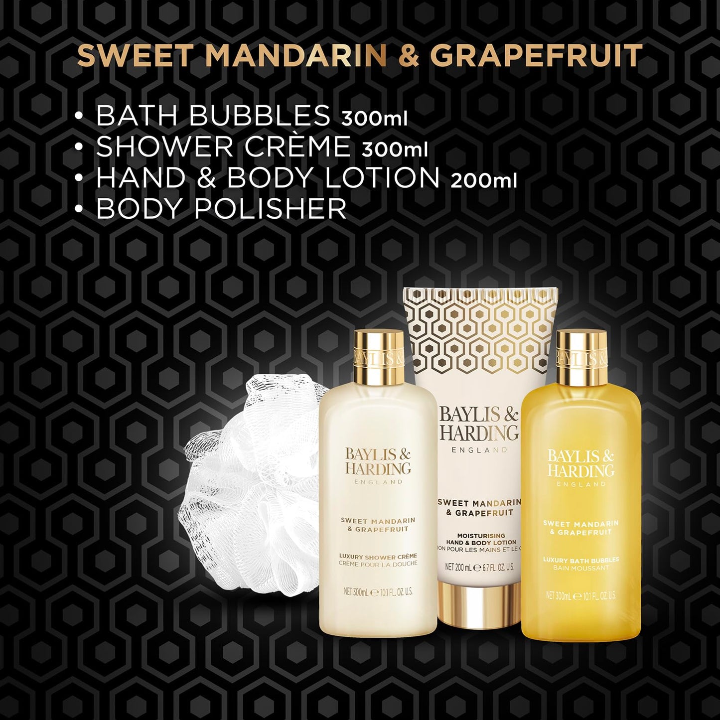 Baylis & Harding Sweet Mandarin & Grapefruit Ultimate Bathing Large Gift Set (Pack of 1) - Vegan Friendly