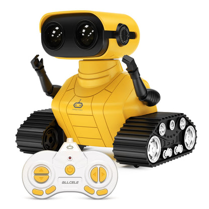 ALLCELE Robot Toys, Rechargeable Kids RC Robots for Girls & Boys