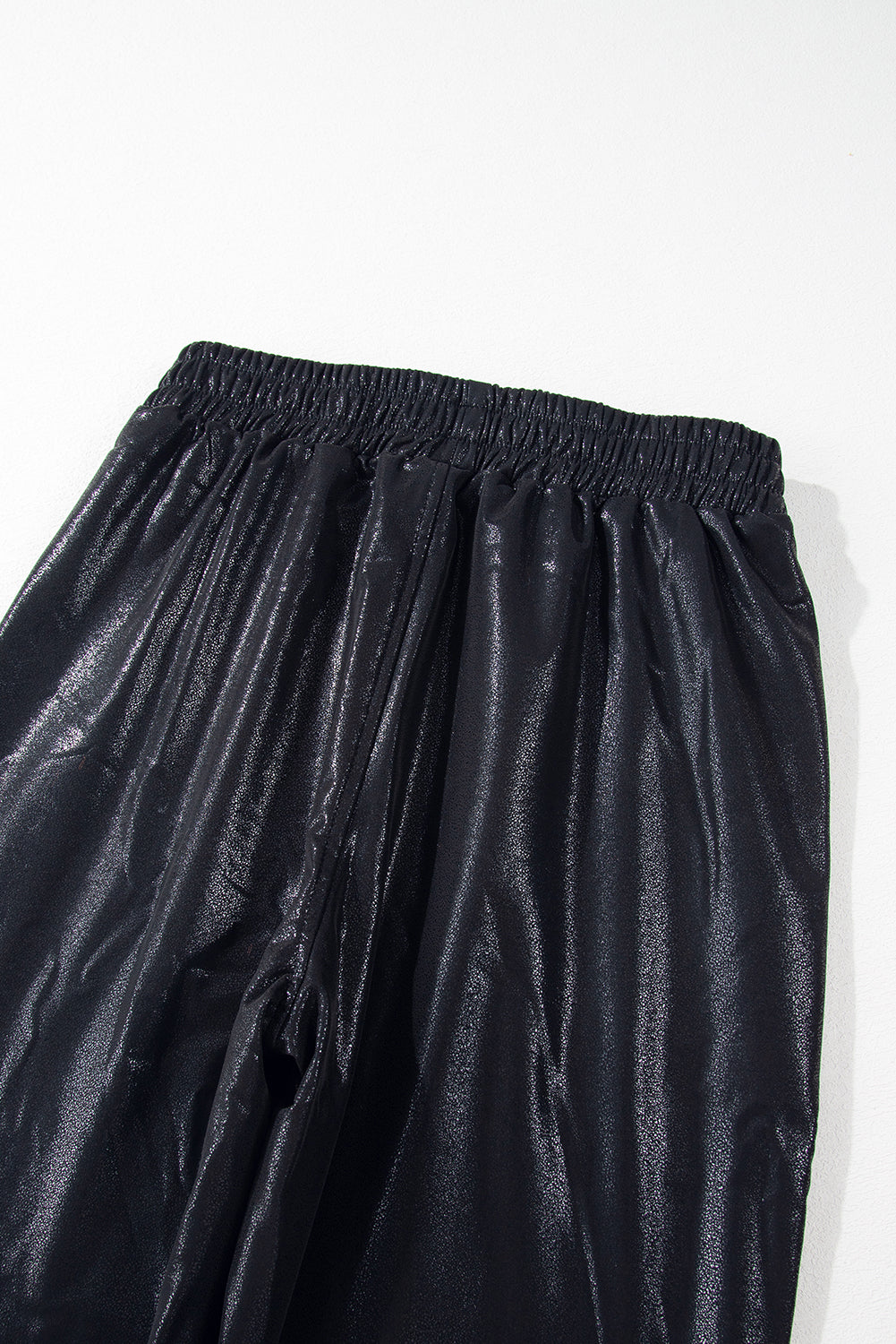 Pantalon de jogging noir avec poches et taille élastique