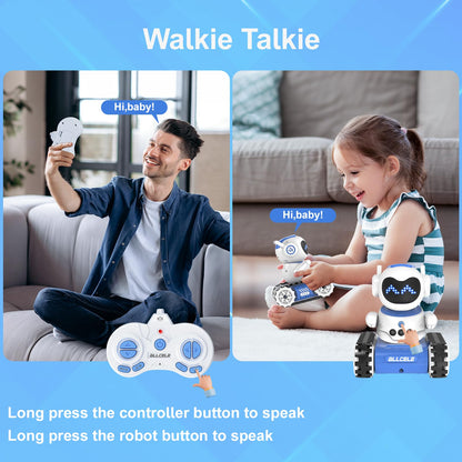 ALLCELE Robot Toys, Rechargeable Kids RC Robots for Girls & Boys