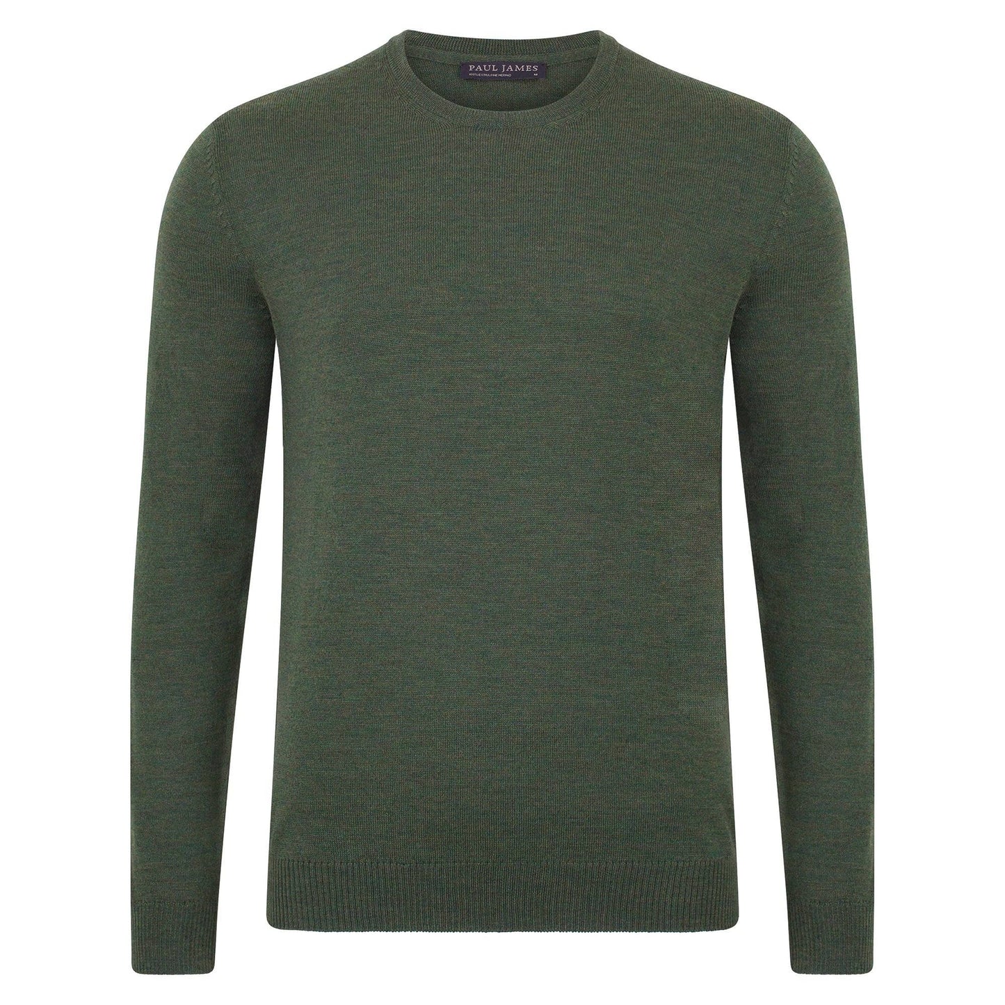 Mens Extra Fine Merino Wool Crew Neck Jumper