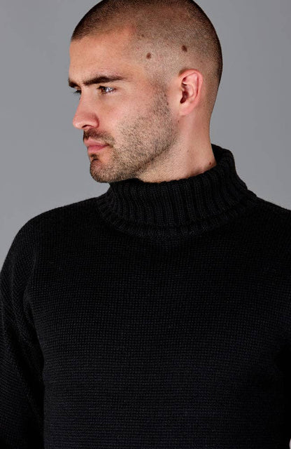 The Modern Submariner - Roll Neck Merino Wool Jumper