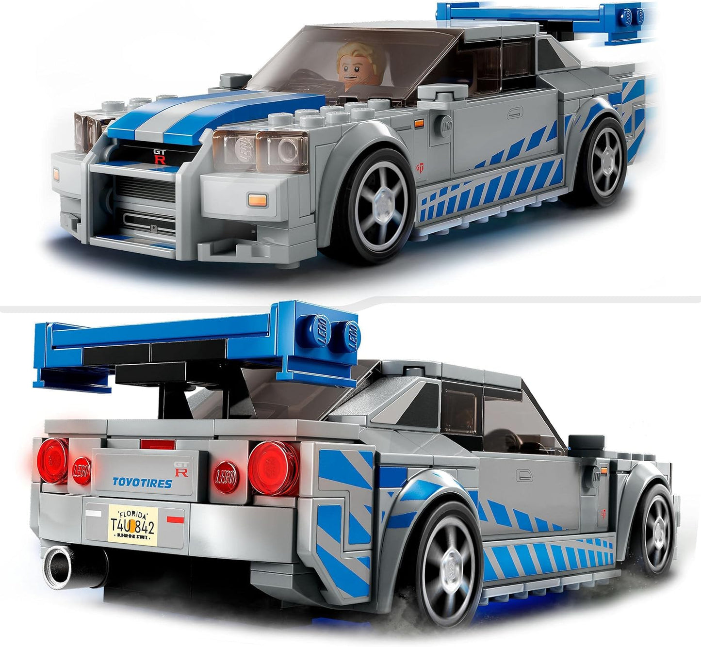 LEGO Speed Champions 2 Fast 2 Furious Nissan Skyline GT-R (R34) Set,