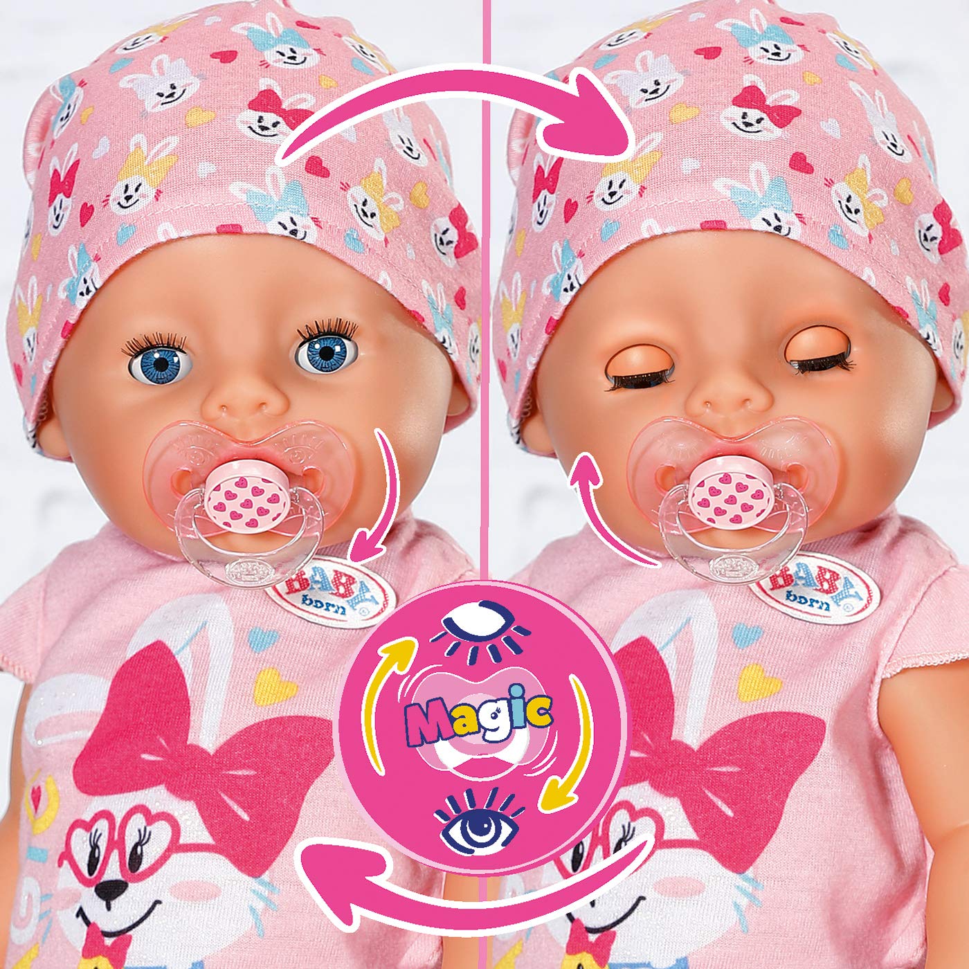 BABY born Soft Touch Girl 43cm With Magic Dummy