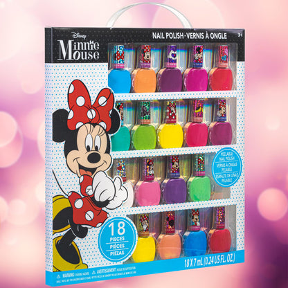 Disney Minnie Mouse 18 pcs Nail Varnish Set for Kids