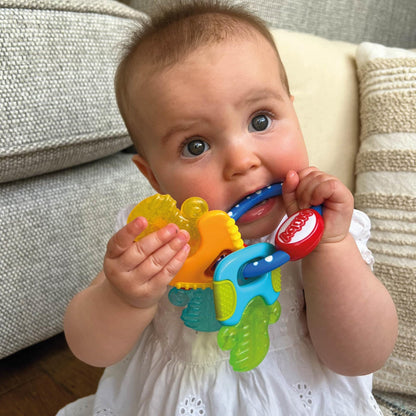 Nuby IcyBite™ Keys – Soothing Teether | Suitable from 3 Months Plus