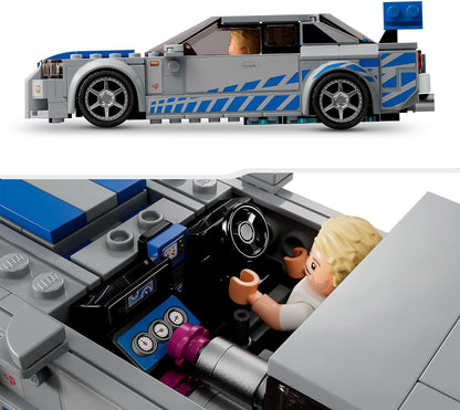 LEGO Speed Champions 2 Fast 2 Furious Nissan Skyline GT-R (R34) Set,