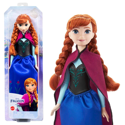 Disney Princess Anna Posable Fashion Doll with Signature Clothing