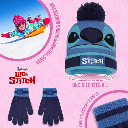 Disney Beanie Hat Scarf and Gloves Set Kids