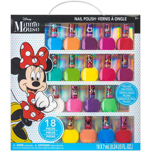 Disney Minnie Mouse 18 pcs Nail Varnish Set for Kids