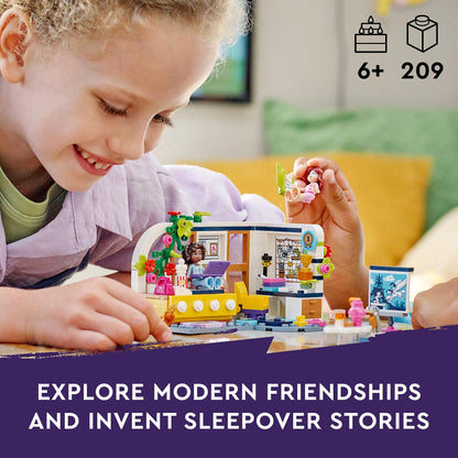 LEGO  Friends Aliya's Room, Mini Sleepover Party Bedroom Playset