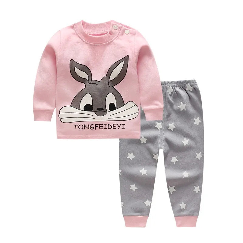 Conjunto Disney Cartoon Infantil Manga Longa 