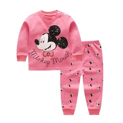 Conjunto Disney Cartoon Infantil Manga Longa 