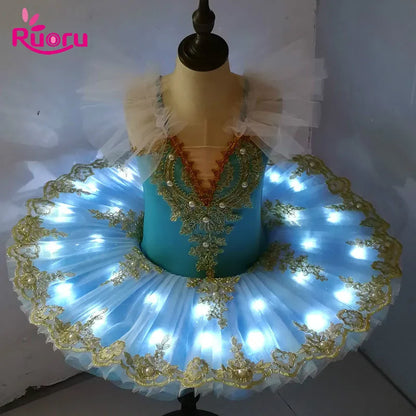 Tutu Ballet Led Light Swan Lake Ballerina Pancake