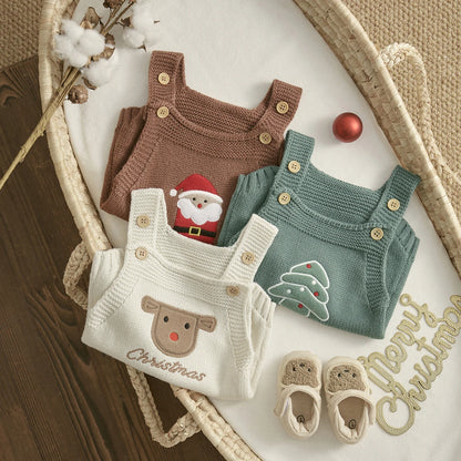 Christmas Baby Romper Sleeveless