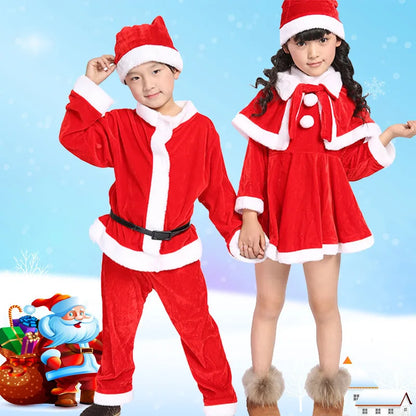 Kids Christmas costume Santa Claus Set