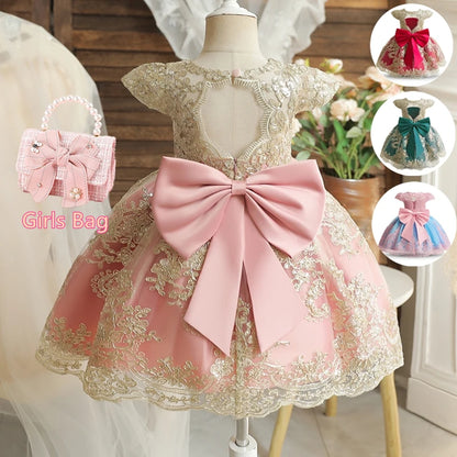 Vintage Embroidery Elegant Princess Dresses