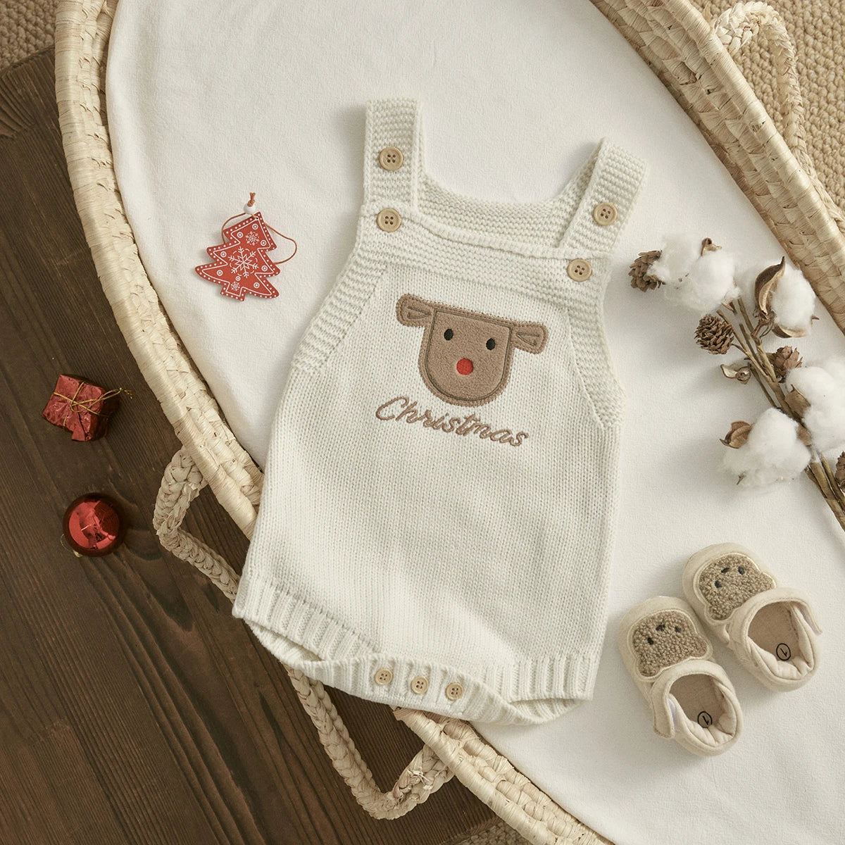 Christmas Baby Romper Sleeveless