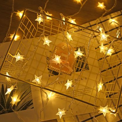 LED String Lights Outdoor Star Chain Lights