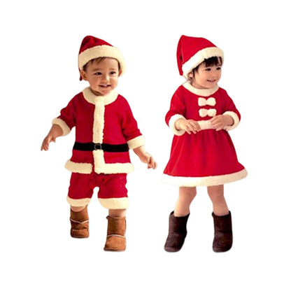 Kids Christmas costume Santa Claus Set