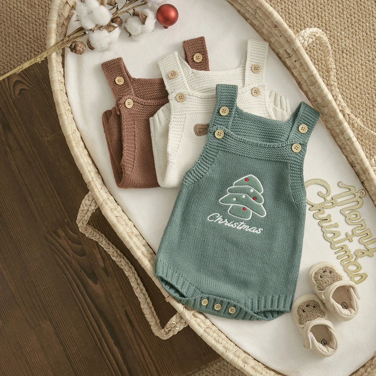 Christmas Baby Romper Sleeveless